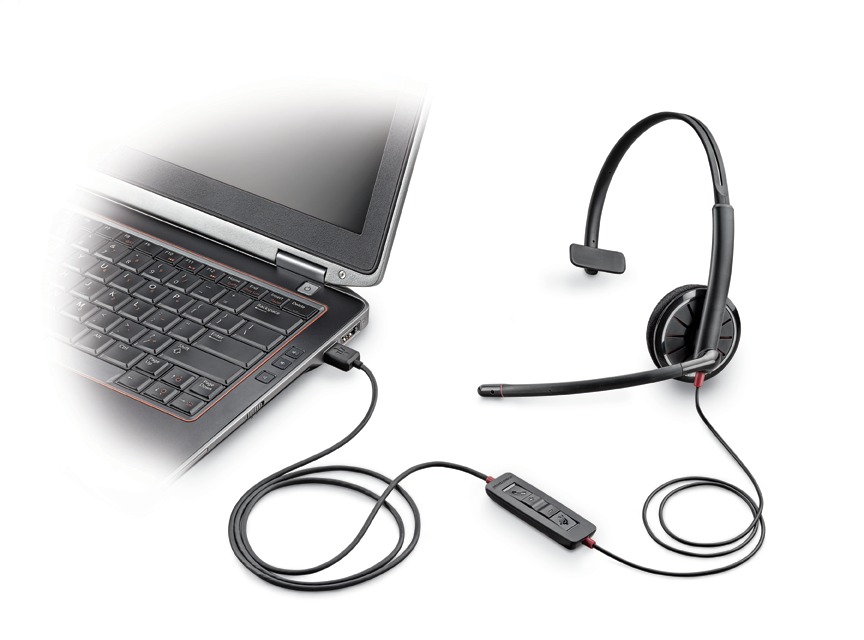 缤特力Blackwire 300 系列之C310 单声道USB耳麦